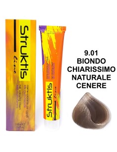 struktis crema colorante 100ml - 9.01 biondo chiarissimo naturale cenere: tuttocasashop.it: igiene e cura della persona