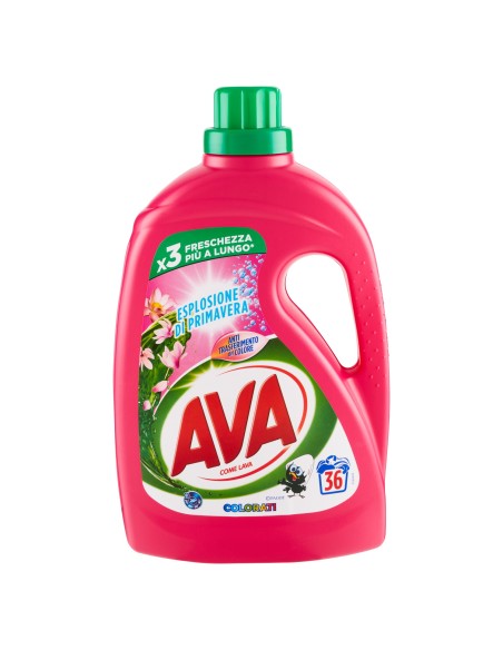 ava detersivo lavatrice liquido - 36 lavaggi 1800ml - esplosione primavarile: tuttocasashop.it: prodotti per bucato e tessuti