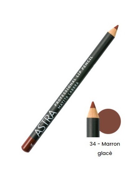 astra professional lip pencil - matita labbra - 34 - marron glacee: tuttocasashop.it: igiene e cura della persona