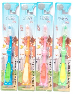 lovehome kids croc - spazzolino da denti per bambini - colori assortiti: tuttocasashop.it: igiene e cura della persona