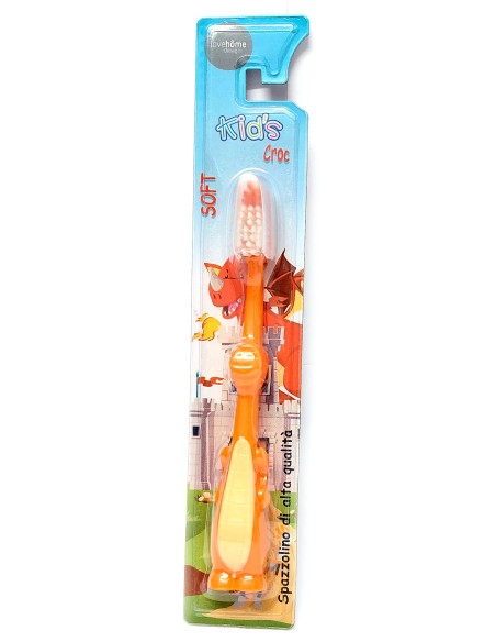lovehome kids croc - spazzolino da denti per bambini - colori assortiti: tuttocasashop.it: igiene e cura della persona