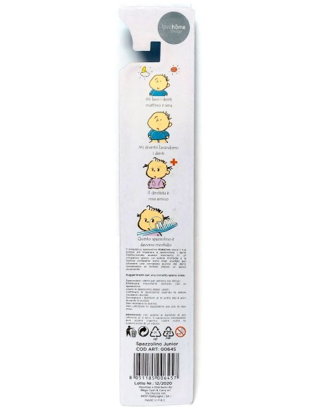 lovehome kids croc - spazzolino da denti per bambini - colori assortiti: tuttocasashop.it: igiene e cura della persona