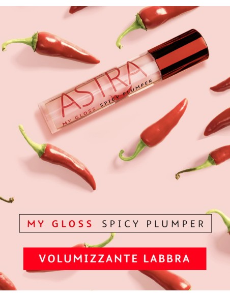 astra my gloss spicy plumper lucidalabbra volumizzante - peperoncino: tuttocasashop.it: igiene e cura della persona