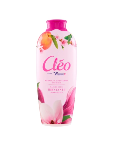 cleo bagnodoccia 750ml - idratante - magnolia e nettarina di sicilia: tuttocasashop.it: igiene e cura della persona