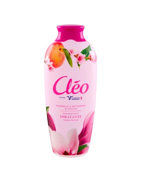 cleo bagnodoccia 750ml - idratante - magnolia e nettarina di sicilia: tuttocasashop.it: igiene e cura della persona