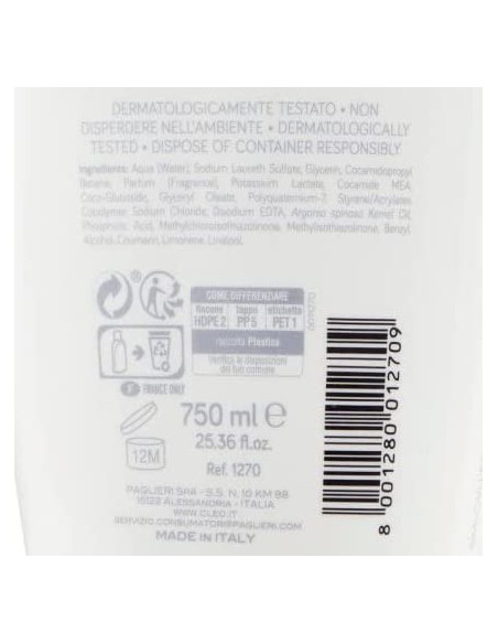 cleo bagnodoccia 750ml - idratante - magnolia e nettarina di sicilia: tuttocasashop.it: igiene e cura della persona