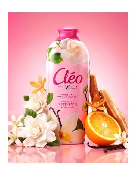 cleo bagnodoccia 750ml - nutriente - gardenia e vaniglia bourbon: tuttocasashop.it: igiene e cura della persona