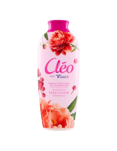 cleo bagnodoccia 750ml - vellutante - peonia e pepe rosa del madagascar: tuttocasashop.it: igiene e cura della persona