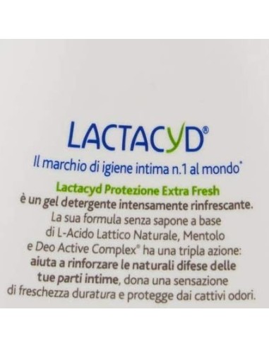 lactacyd detergente intimo - 200ml - protezione extra fresh: tuttocasashop.it: igiene e cura della persona