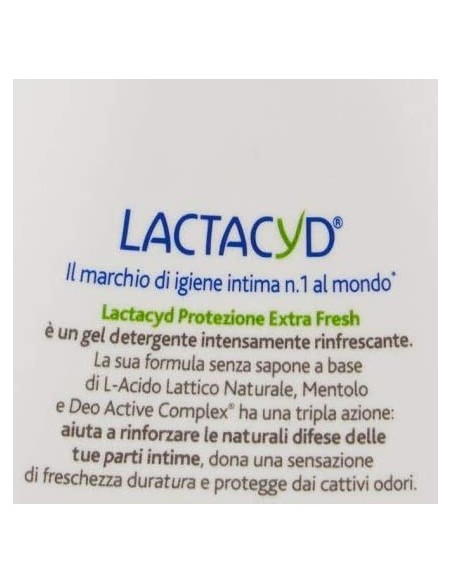 lactacyd detergente intimo - 200ml - protezione extra fresh: tuttocasashop.it: igiene e cura della persona