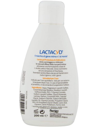 lactacyd detergente intimo - 200ml - protezione & delicatezza: tuttocasashop.it: igiene e cura della persona