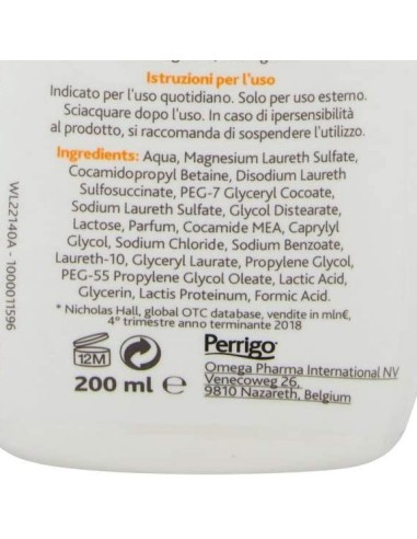 lactacyd detergente intimo - 200ml - protezione & delicatezza: tuttocasashop.it: igiene e cura della persona
