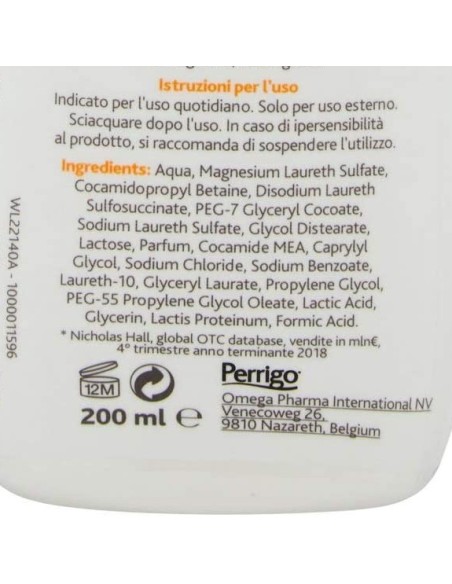 lactacyd detergente intimo - 200ml - protezione & delicatezza: tuttocasashop.it: igiene e cura della persona