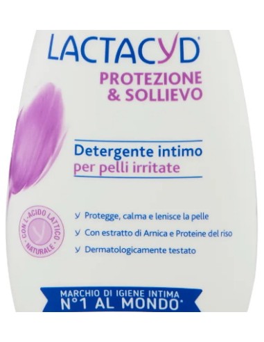 lactacyd detergente intimo - 200ml - protezione & sollievo - pelli irritate: tuttocasashop.it: igiene e cura della persona
