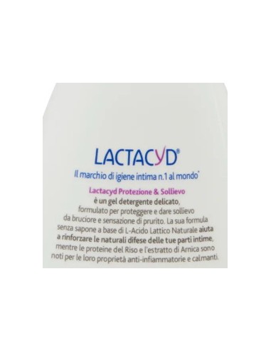 lactacyd detergente intimo - 200ml - protezione & sollievo - pelli irritate: tuttocasashop.it: igiene e cura della persona