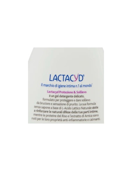 lactacyd detergente intimo - 200ml - protezione & sollievo - pelli irritate: tuttocasashop.it: igiene e cura della persona