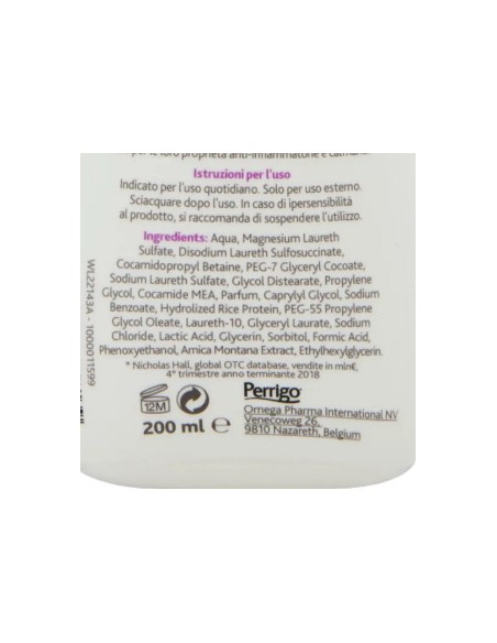 lactacyd detergente intimo - 200ml - protezione & sollievo - pelli irritate: tuttocasashop.it: igiene e cura della persona