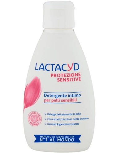 lactacyd detergente intimo - 200ml - protezione sensitive - pelli sensibili: tuttocasashop.it: igiene e cura della persona
