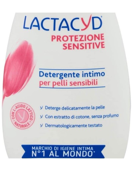 lactacyd detergente intimo - 200ml - protezione sensitive - pelli sensibili: tuttocasashop.it: igiene e cura della persona