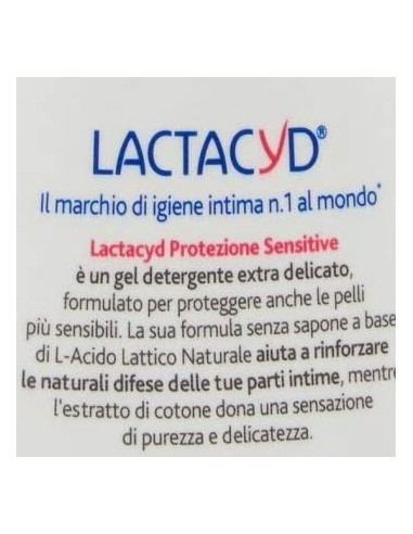 lactacyd detergente intimo - 200ml - protezione sensitive - pelli sensibili: tuttocasashop.it: igiene e cura della persona