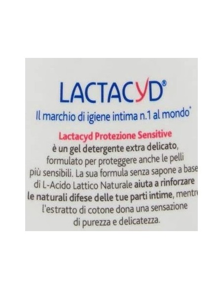 lactacyd detergente intimo - 200ml - protezione sensitive - pelli sensibili: tuttocasashop.it: igiene e cura della persona