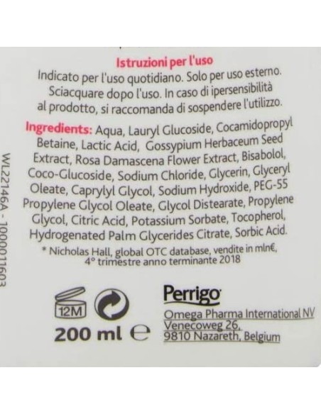 lactacyd detergente intimo - 200ml - protezione sensitive - pelli sensibili: tuttocasashop.it: igiene e cura della persona