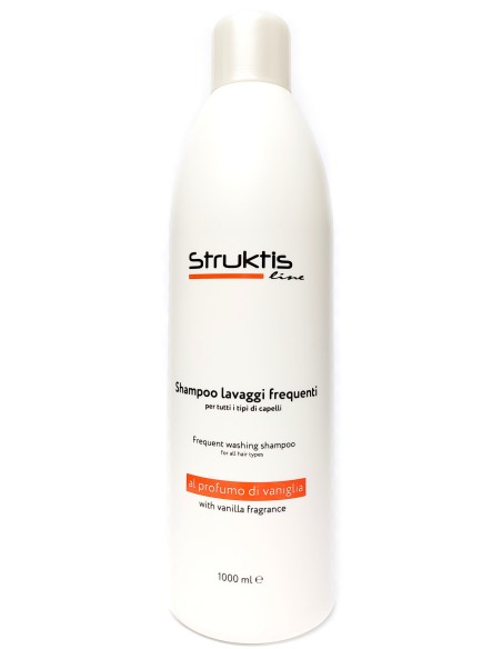 struktis shampoo professionale - 1 litro - vaniglia - lavaggi frequenti: tuttocasashop.it: igiene e cura della persona