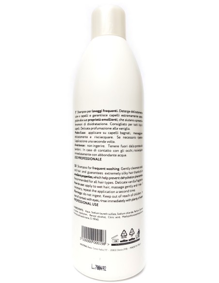 struktis shampoo professionale - 1 litro - vaniglia - lavaggi frequenti: tuttocasashop.it: igiene e cura della persona
