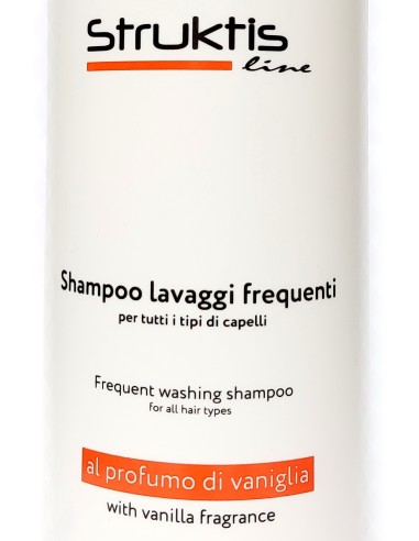 struktis shampoo professionale - 1 litro - vaniglia - lavaggi frequenti: tuttocasashop.it: igiene e cura della persona
