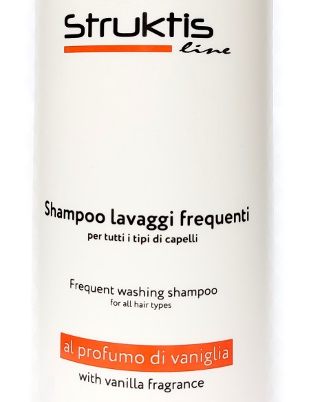 struktis shampoo professionale - 1 litro - vaniglia - lavaggi frequenti: tuttocasashop.it: igiene e cura della persona