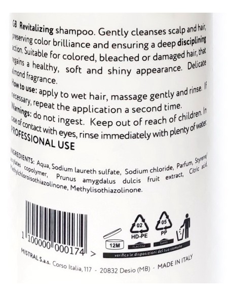 struktis shampoo professionale - 1 litro - mandorla - rivitalizzante: tuttocasashop.it: igiene e cura della persona