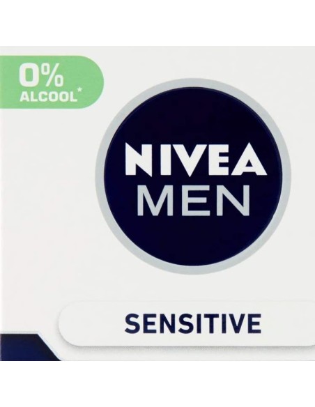 nivea for men after shave sensitive - 100ml - balsamo dopobarba senza alcool: tuttocasashop.it: igiene e cura della persona