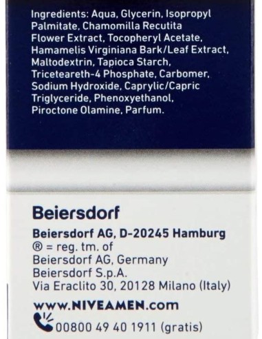 nivea for men after shave sensitive - 100ml - balsamo dopobarba senza alcool: tuttocasashop.it: igiene e cura della persona