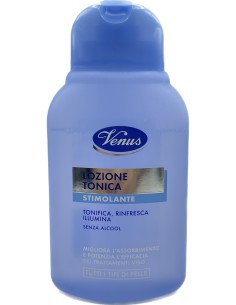venus lozione tonica viso - 200ml - stimolante - stimola rinfresca illumina: tuttocasashop.it: igiene e cura della persona