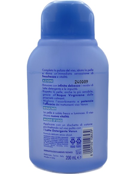 venus lozione tonica viso - 200ml - stimolante - stimola rinfresca illumina: tuttocasashop.it: igiene e cura della persona