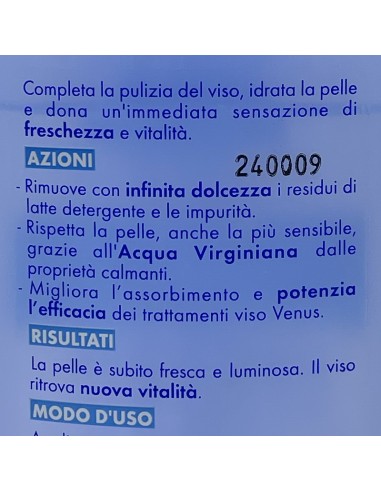 venus lozione tonica viso - 200ml - stimolante - stimola rinfresca illumina: tuttocasashop.it: igiene e cura della persona