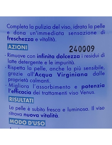venus lozione tonica viso - 200ml - stimolante - stimola rinfresca illumina: tuttocasashop.it: igiene e cura della persona