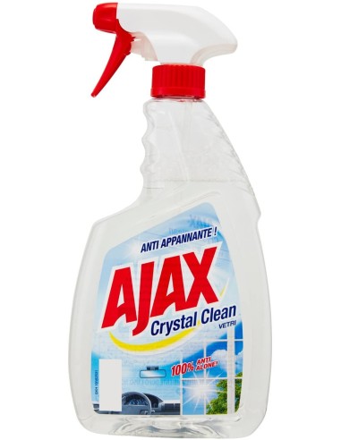ajax crystal detergente spray per vetri e specchi - 600ml: tuttocasashop.it: pulizia e cura della casa