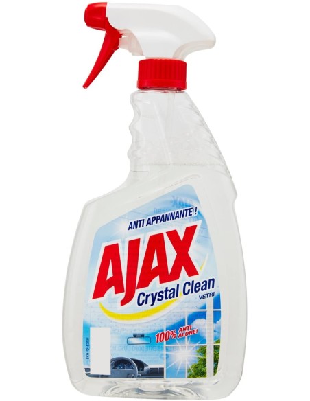 ajax crystal detergente spray per vetri e specchi - 600ml: tuttocasashop.it: pulizia e cura della casa