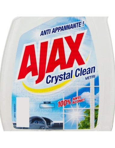 ajax crystal detergente spray per vetri e specchi - 600ml: tuttocasashop.it: pulizia e cura della casa