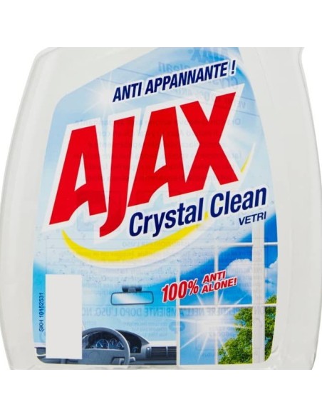 ajax crystal detergente spray per vetri e specchi - 600ml: tuttocasashop.it: pulizia e cura della casa