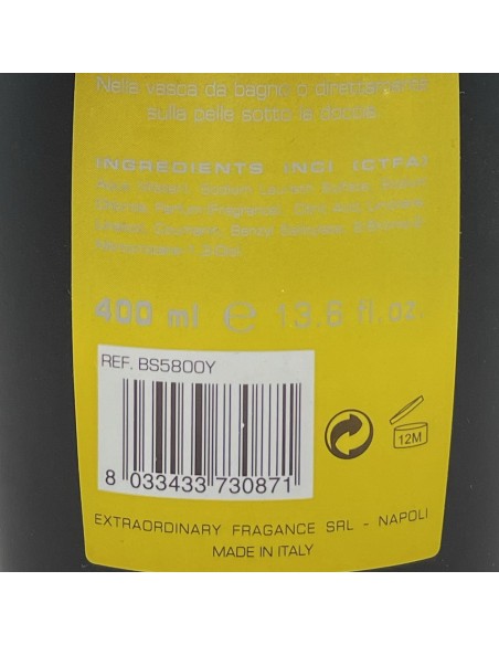 diadora shower gel - bagnodoccia - 400ml - yellow energy fragrance - uomo: tuttocasashop.it: igiene e cura della persona