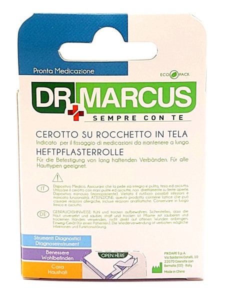 dr marcus rocchetto adesivo per medicazioni in tela - 2.5cm - 5 metri: tuttocasashop.it: igiene e cura della persona
