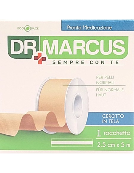 dr marcus rocchetto adesivo per medicazioni in tela - 2.5cm - 5 metri: tuttocasashop.it: igiene e cura della persona