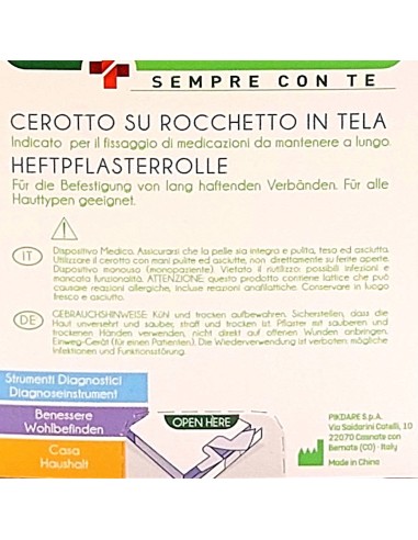 dr marcus rocchetto adesivo per medicazioni in tela - 2.5cm - 5 metri: tuttocasashop.it: igiene e cura della persona