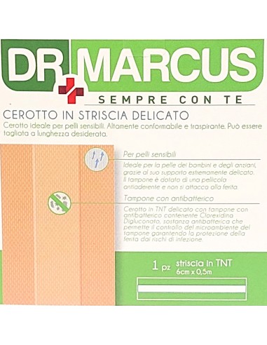 dr marcus cerotto delicato a striscia per medicazioni - 6x50cm: tuttocasashop.it: igiene e cura della persona