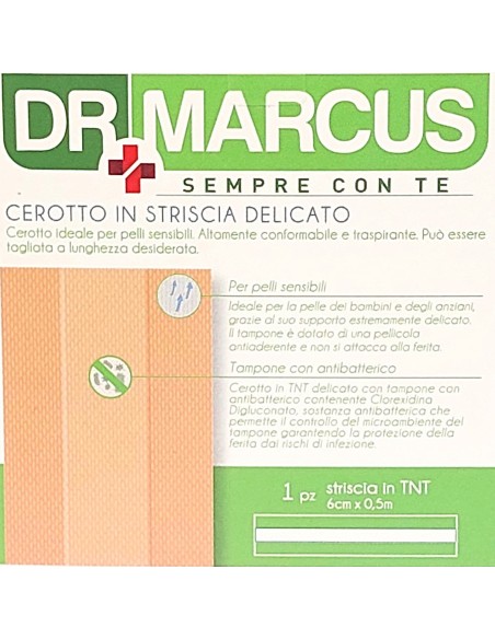 dr marcus cerotto delicato a striscia per medicazioni - 6x50cm: tuttocasashop.it: igiene e cura della persona