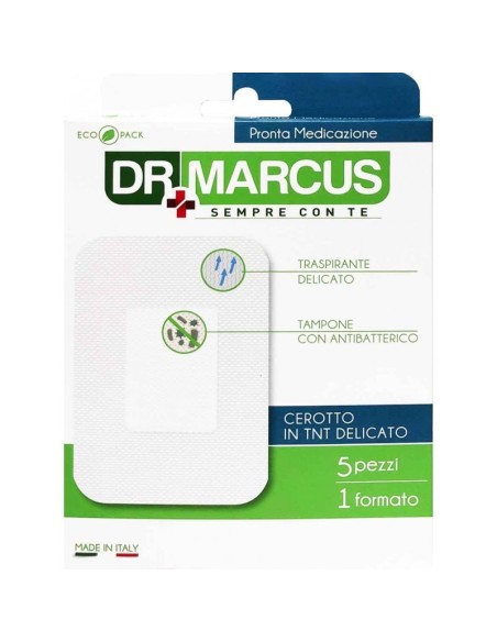 dr marcus cerotti per medicazione in tnt - 10x8cm - 5 pezzi: tuttocasashop.it: igiene e cura della persona