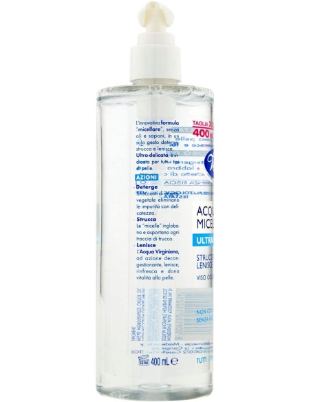 venus acqua micellare 400ml - ultra delicata - struccante viso occhi labbra: tuttocasashop.it: igiene e cura della persona