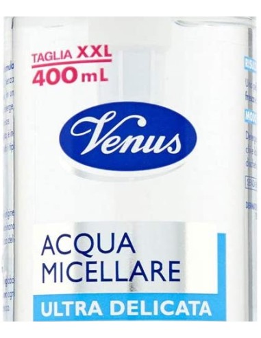 venus acqua micellare 400ml - ultra delicata - struccante viso occhi labbra: tuttocasashop.it: igiene e cura della persona